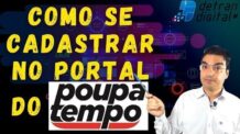 COMO SE CADASTRAR NO PORTAL DO POUPATEMPO