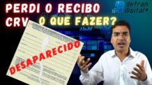 PERDI O RECIBO – PERDI O CRV  O QUE FAZER?