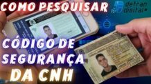 COMO PESQUISAR O CÓDIGO DE SEGURANÇA DA SUA CNH