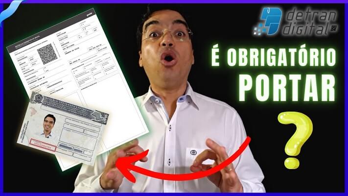 O DOCUMENTO DO VEÍCULO E A CNH SÃO DE PORTE OBRIGATÓRIO ?